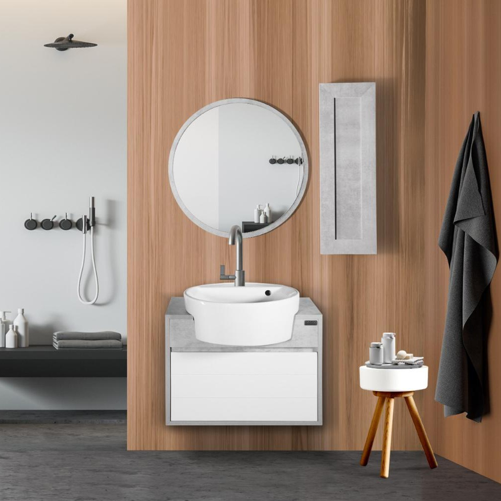 ست کابینت و روشویی مدل 10200 به همراه آینه و باکس