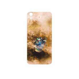MAHOOT Collage of surreal Portrait of Men Cover Sticker for HTC Desire Eye