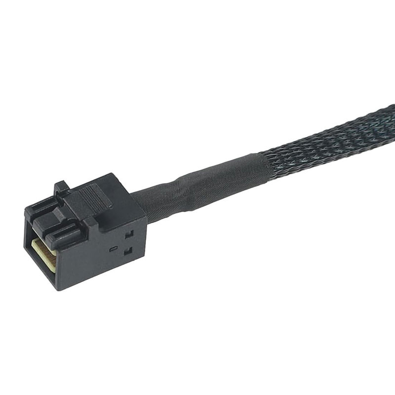کابل تبدیل Mini SAS SFF-8643 به چهار SATA اسمارطور مدل 90 درجه کد SM115