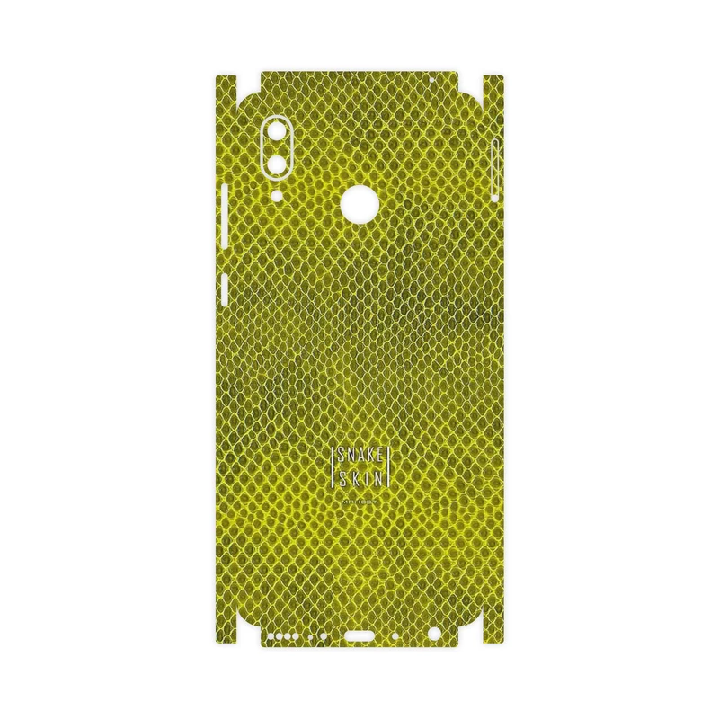 برچسب پوششی ماهوت مدل Yellow Snake Skin-FullSkin مناسب برای گوشی موبایل آنر Play