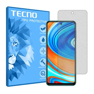 Tecno brand shockproof Matte screen protector glass for Xiaomi Redmi Note 9 Pro