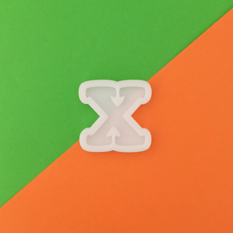 قالب رزین مدل حروف انگلیسی کد X