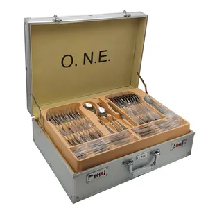 سرویس قاشق و چنگال 128 پارچه او ان ای کد 4733