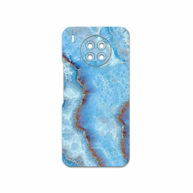 برچسب پوششی ماهوت مدل Blue-Ocean-Marble مناسب برای گوشی موبایل آنر 50 Lite