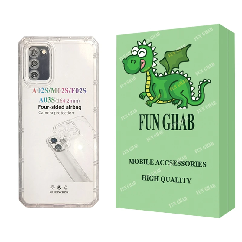 کاور فان قاب مدل ژله ای مناسب برای گوشی موبایل سامسونگ Galaxy A02s