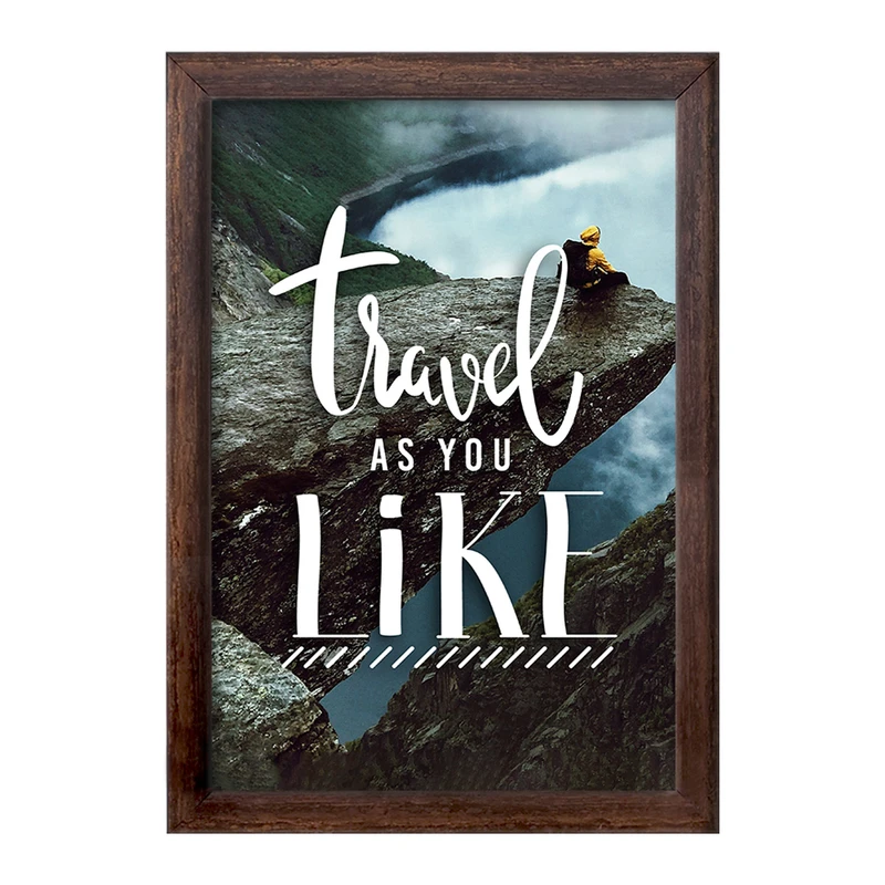 تابلو خندالو طرح Travel As You Like کد F1463