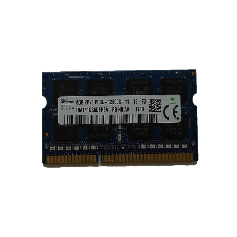 رم لپ تاپ DDR3L دو کاناله 1600 مگاهرتز cl11 اس کی هاینیکس مدل 12800ظرفیت 8 گیگابایت