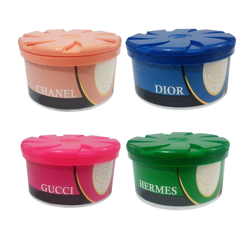 ژل خوشبو کننده هوا جی ام مدل J4 حجم 100 میلی لیتر مجموعه 4 عددی