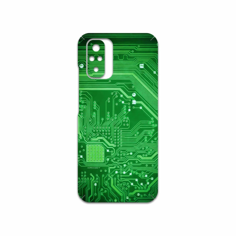 برچسب پوششی ماهوت مدل Green-Printed-Circuit-Board مناسب برای گوشی موبایل شیائومی Redmi Note 10