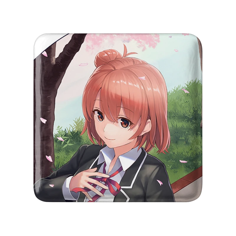 پیکسل خندالو طرح یویی انیمه جوانی کمدی رومانتیک من مدل مربعی کد 32541