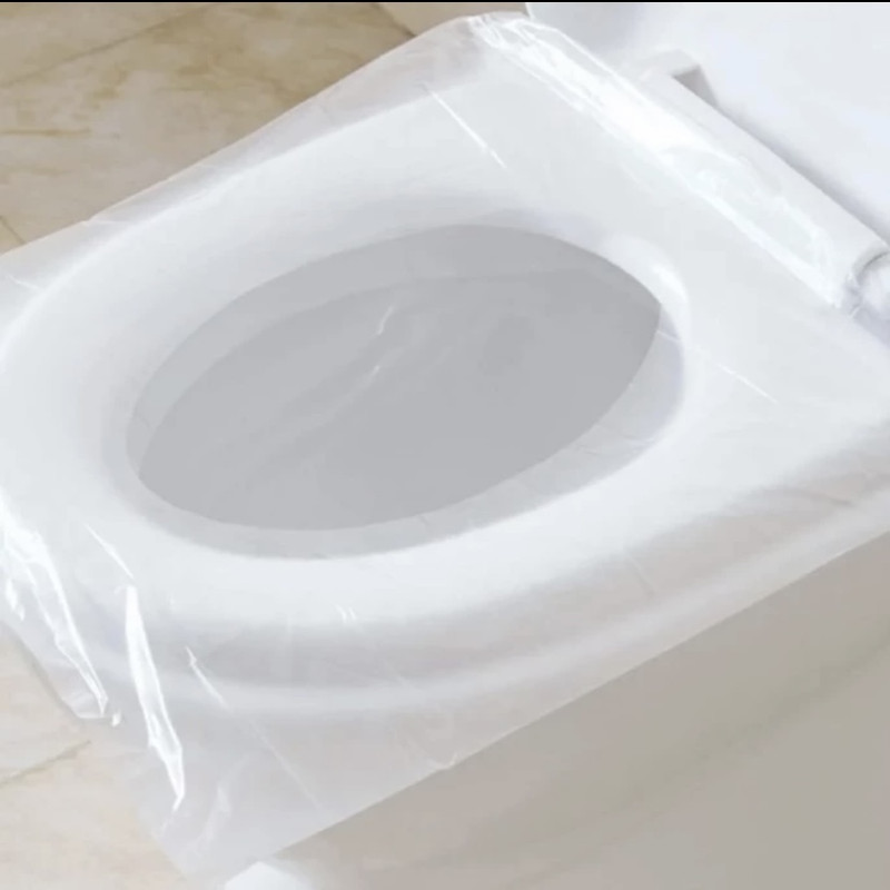 روکش یکبار مصرف توالت فرنگی کی چی مدل نایلونی بسته 24 عددی