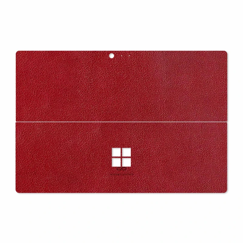 برچسب پوششی ماهوت مدل Red-Leather مناسب برای تبلت مایکروسافت Surface Pro 4 2015