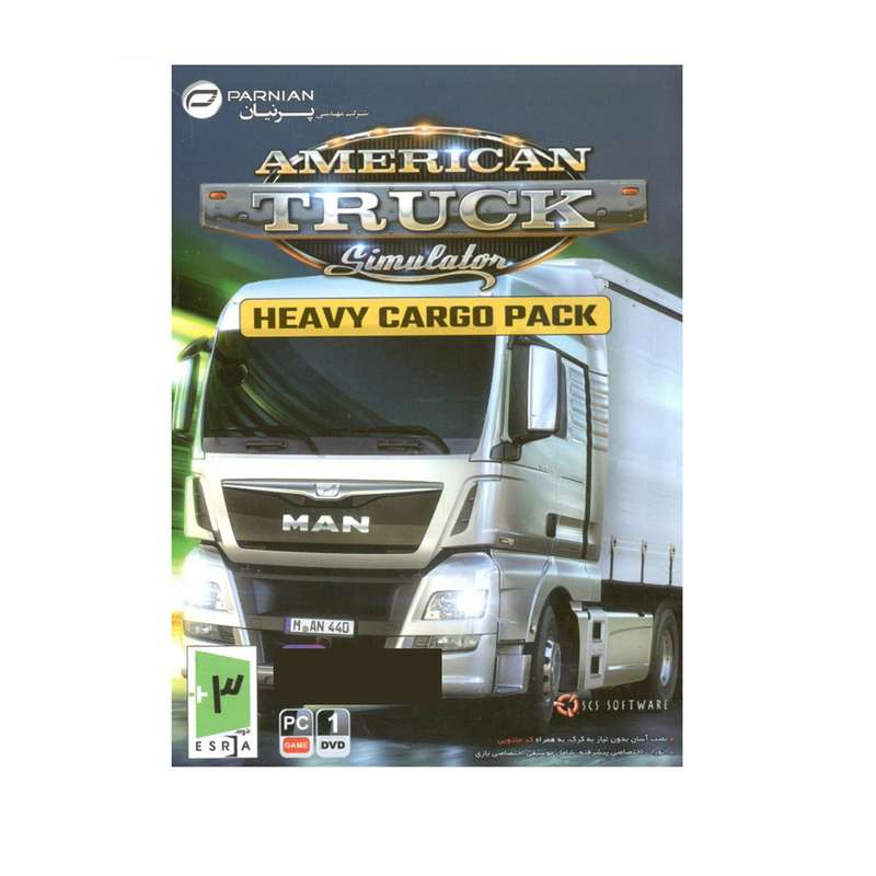 بازی American Truck simulator HEAVY CARGO PACK مخصوص PC