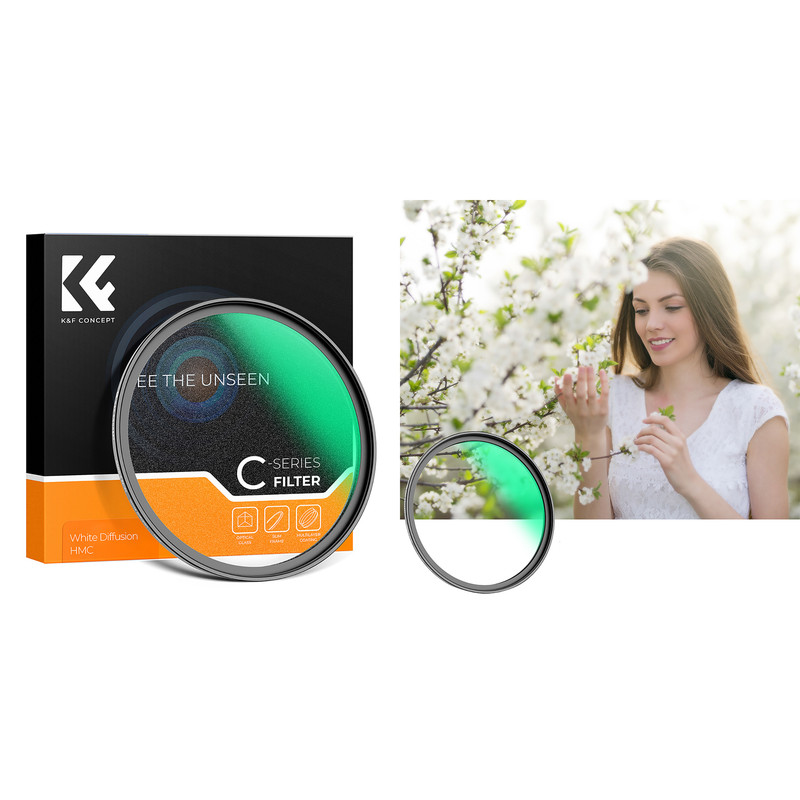 فیلتر لنز کی اند اف مدل WHITE DIFFUSION HMC NANO-C - 49MM