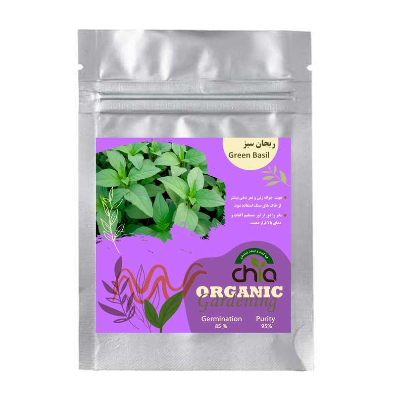 بذر ریحان سبز چیا کد V06