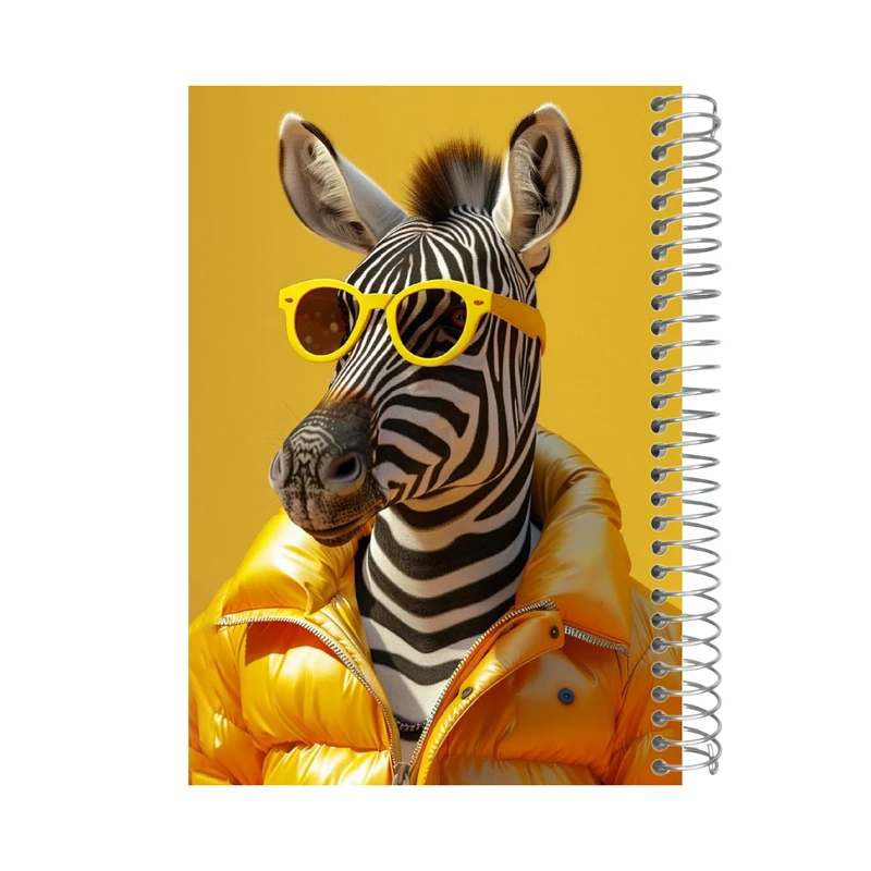 دفتر یادداشت 80 برگ نوتیوا طرح گورخر استایل کد n112