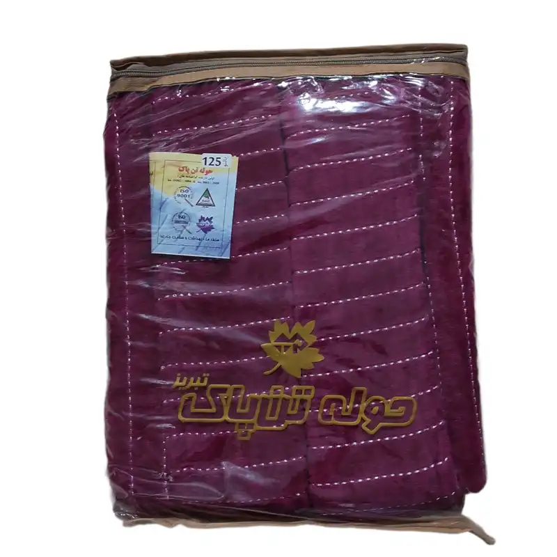 حوله پالتویی تن پاک مدل ابریشم سایز 125