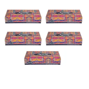 دستمال کاغذی 100 برگ اکتیو مدل Eslimi بسته 5 عددی