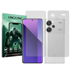 King Kong Tough model matte screen protector suitable for Xiaomi Redmi Note 13 Pro Plus mobile phone along with the back protector 