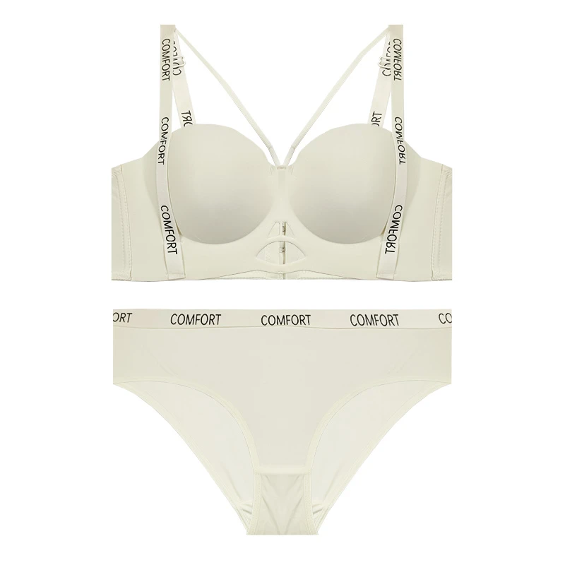 ست شورت و سوتین زنانه مدل اسفنجی لیزری هارنس دار بدون فنر نیم جک کاپ B کد E11111