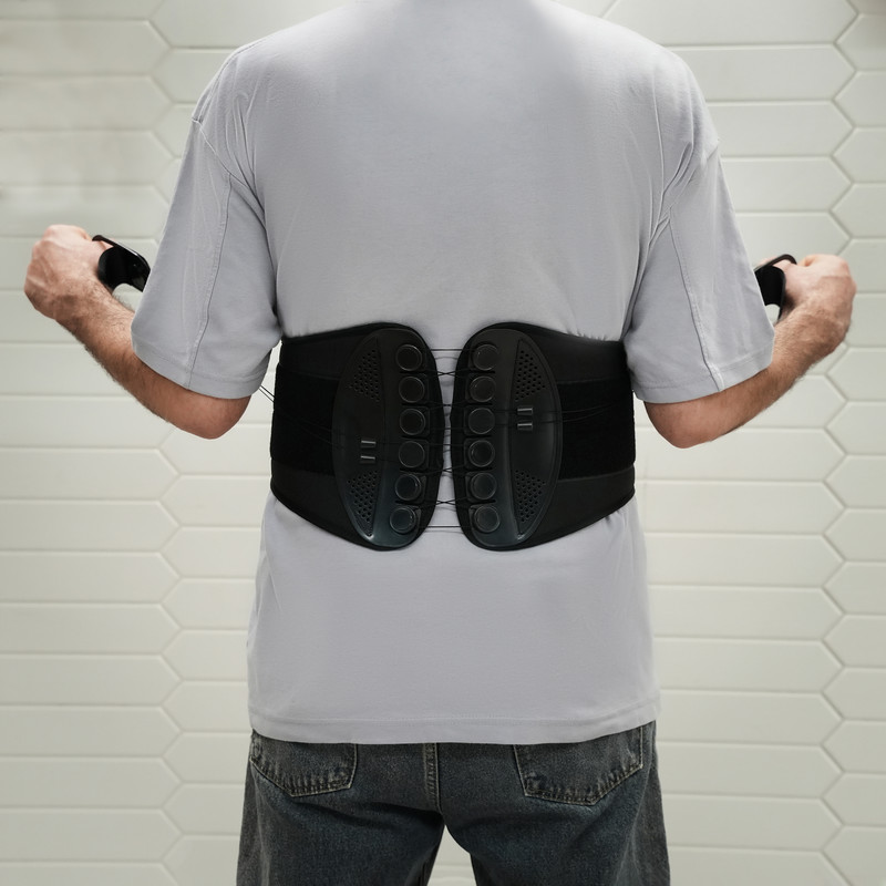 کمربند طبی سما طب پاکان مدل قرقره ای کد 4047