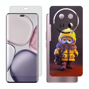 Glass Together model transparent screen protector suitable for Honor X9c mobile phone with back cover sticker