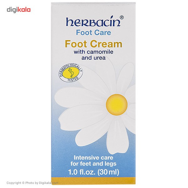 کرم رفع ترک پا هرباسین مدل Foot Cream حجم 30 میلی لیتر