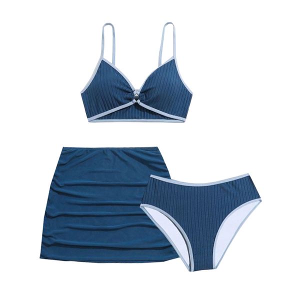 ست 3 تکه مایو دخترانه شین مدل 23155