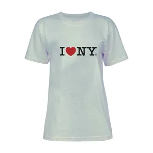 تی شرت آستین کوتاه زنانه مدل نیویورک کد L189 رنگ طوسی