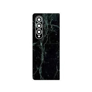 MAHOOT Graphite_Green_Marble Cover Sticker for Samsung Galaxy Z Fold4