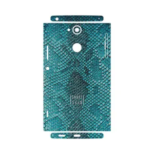 MAHOOT Blue Snake Skin-FullSkin Cover Sticker for Sony Xperia XA2