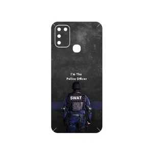 MAHOOT Police Officer Cover Sticker for Infinix Hot 10 Play