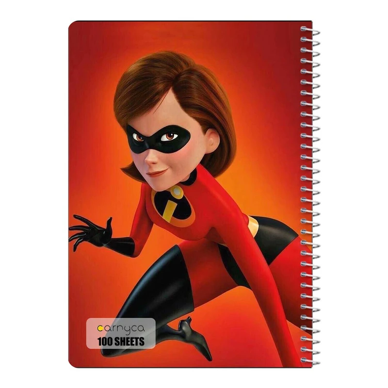 دفتر مشق 100 برگ سیمی کارنیکا طرح شگفت انگیزان The Incredibles کد 48828
