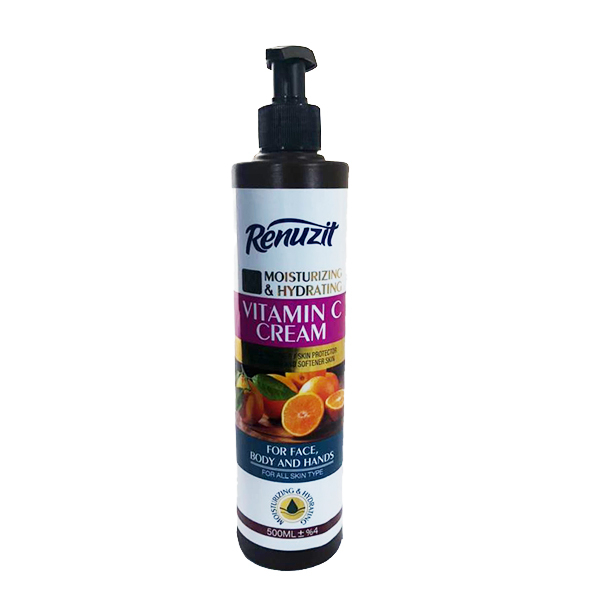  کرم آبرسان رینوزیت مدل vitamin C حجم 500 میلی لیتر