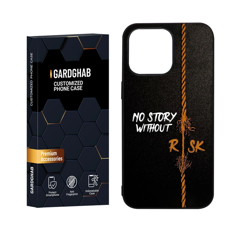 کاور گارد قاب مدل دور ژله ای پشت گلس پسرانه مناسب برای گوشی موبایل اپل iPhone 15 Pro Max