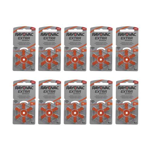 باتری سمعک ریوواک کد 13 بسته 60 عددی 