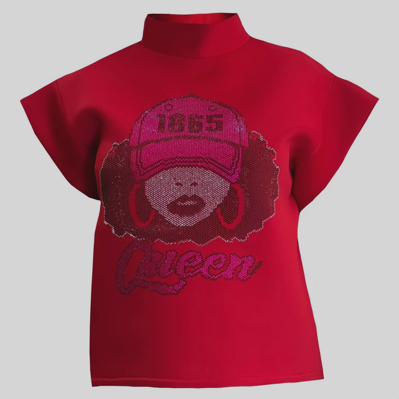 بلوز آستین کوتاه زنانه مدل بورکرد