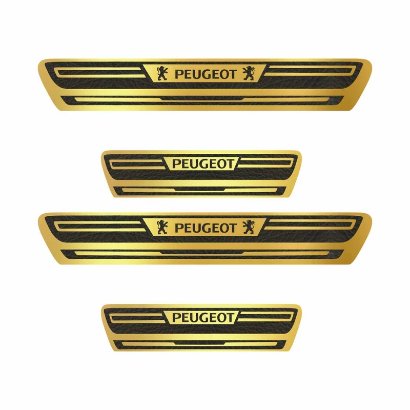 برچسب پارکابی خودرو کد S002 مناسب برای پژو بسته 4 عددی 