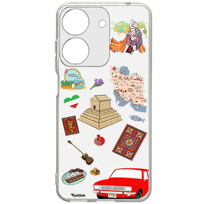  کاور طرح Iran مناسب برای گوشی موبایل شیائومی Redmi 13C