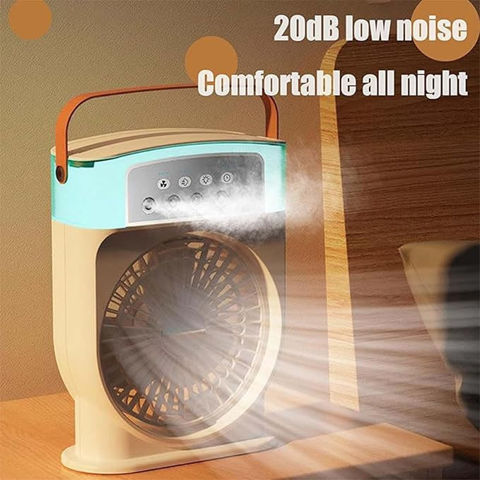 پنکه شارژی مدل Mini Portable Cooling Fan ظرفیت 1500 میلی آمپر ساعت