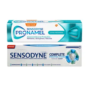 خمیر دندان سنسوداین مدل KOMPLETNI OCHRANA - PRONAMEL Extra Fresh حجم 75 میلی لیتر بسته 2 عددی