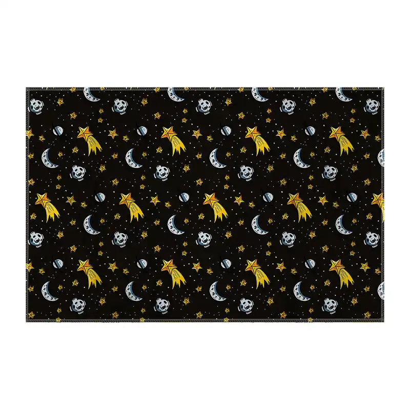 کاغذ کادو ترمه طراحان ایده مدل پترن ماه و ستاره کد strm0249