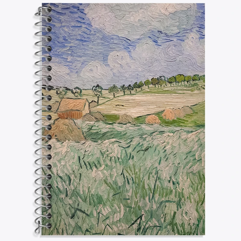 دفتر لغت 50 برگ خندالو طرح ونسان ونگوگ (Van Gogh) کد 36784