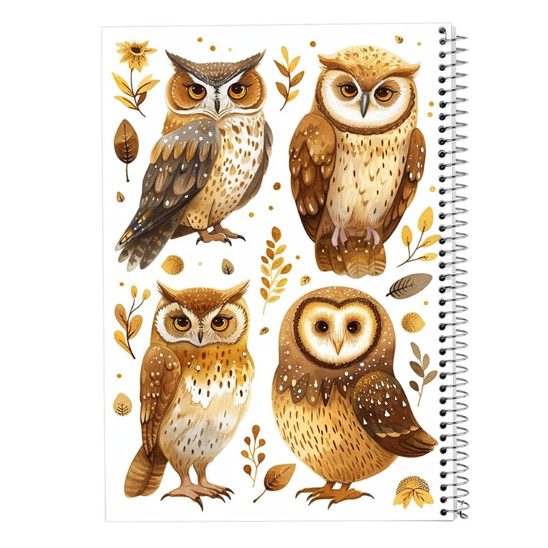 دفتر شطرنجی 50 برگ مدوپد طرح پرنده کد DF15293