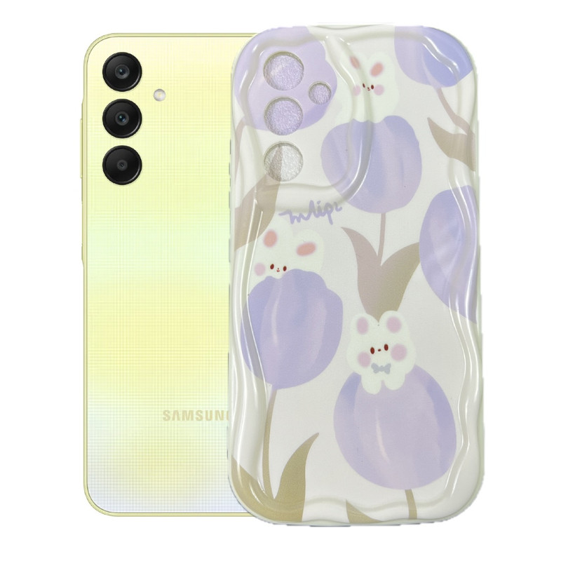 کاور طرح خرگوش و لاله مناسب برای گوشی موبایل سامسونگ Galaxy A54