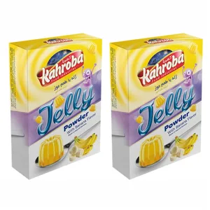 پودر ژله موز کهربا - 100 گرم مجموعه 2 عددی