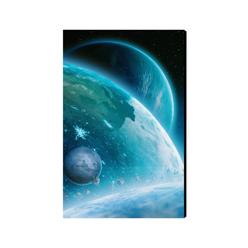 تابلو شاسی عرش مدل فانتزی منظره فضا و کهکشان کد As5070