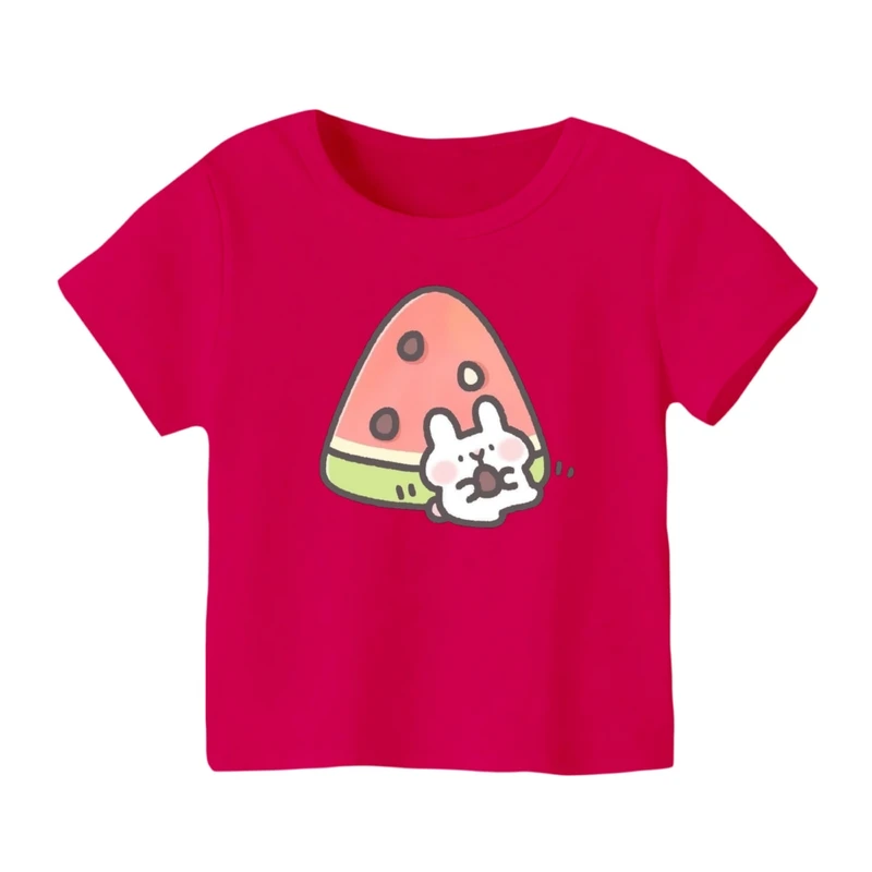 تی شرت آستین کوتاه بچگانه مدل خرگوش یلدایی کد 5