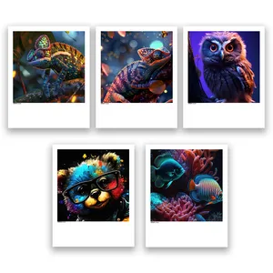 آویز تزیینی عرش مدل فانتزی حیوانات کد Asa1106 مجموعه پنج عددی