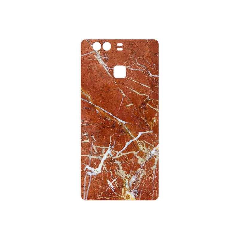 برچسب پوششی ماهوت مدل Red Marble مناسب برای گوشی موبایل هوآوی P9